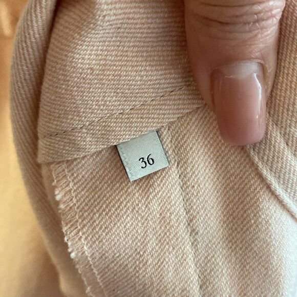 Sandro Pink Flutter Sleeve Jumpsuit, US2 - Picture 14 of 15